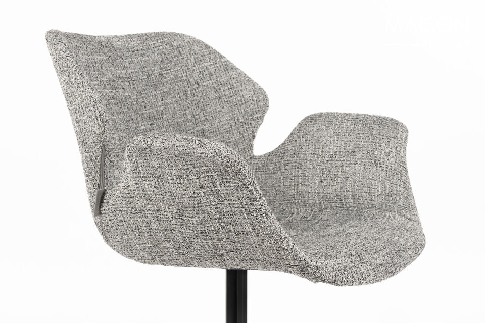 Fauteuil Nikki Grijs - 6