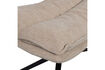 Miniature Fauteuil pivotant avec pouf tissu Naturel Kube 8