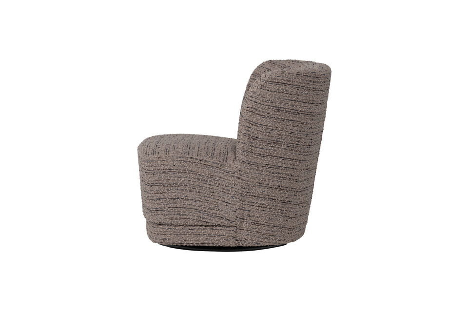 Le tissu m&eacute;lang&eacute; doux de couleur beige s\'harmonise bien avec divers styles
