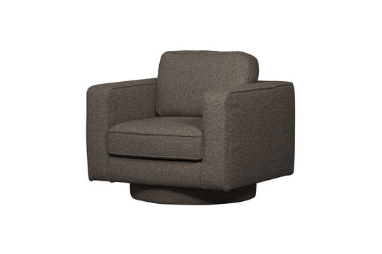Voir la fiche produit fauteuil pivotant bouclé anthracite LAZY Fauteuil pivotant bouclé anthracite LAZY