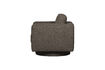 Miniature Fauteuil pivotant bouclé anthracite LAZY 3