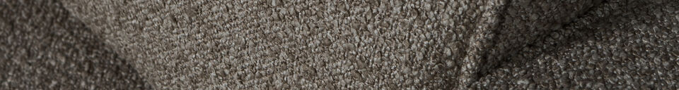 Mise en avant matière Fauteuil pivotant bouclé anthracite LAZY