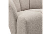 Miniature Fauteuil pivotant bouclé beige mélangé MOJO 6