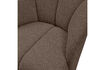 Miniature Fauteuil pivotant bouclé mélange brun Mojo 5
