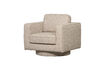 Miniature Fauteuil pivotant bouclé naturel LAZY 1