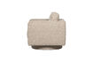 Miniature Fauteuil pivotant bouclé naturel LAZY 3