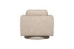 Miniature Fauteuil pivotant bouclé naturel LAZY 4