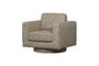 Miniature Fauteuil pivotant bouclette sable LAZY Détouré