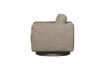 Miniature Fauteuil pivotant bouclette sable LAZY 3