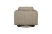 Miniature Fauteuil pivotant bouclette sable LAZY 4