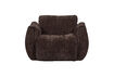 Miniature Fauteuil pivotant Chenille 3D Brun Foncé BAGGY 2