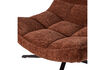 Miniature Fauteuil pivotant chenille marron Maudi 7