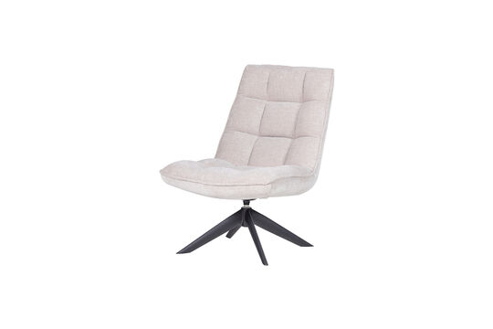 Voir la fiche produit fauteuil pivotant chenille texturée naturel Jouke Fauteuil pivotant chenille texturée naturel Jouke