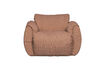 Miniature Fauteuil pivotant chenille tissée vieux rose Baggy 2