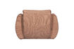 Miniature Fauteuil pivotant chenille tissée vieux rose Baggy 5