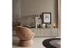 Miniature Fauteuil pivotant en chenille naturel SHUFFLE 3