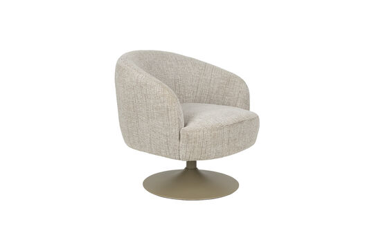 Voir la fiche produit fauteuil pivotant en polyester marron Renate Fauteuil pivotant en polyester marron Renate