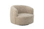 Miniature Fauteuil pivotant en tissu bouclé Bocca Détouré