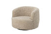 Miniature Fauteuil pivotant en tissu bouclé Bocca 2