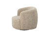 Miniature Fauteuil pivotant en tissu bouclé Bocca 5
