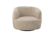 Miniature Fauteuil pivotant en tissu bouclé Bocca 6