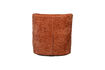 Miniature Fauteuil pivotant en velours orange Atty 6