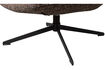 Miniature Fauteuil pivotant mélange marron Milaro 7