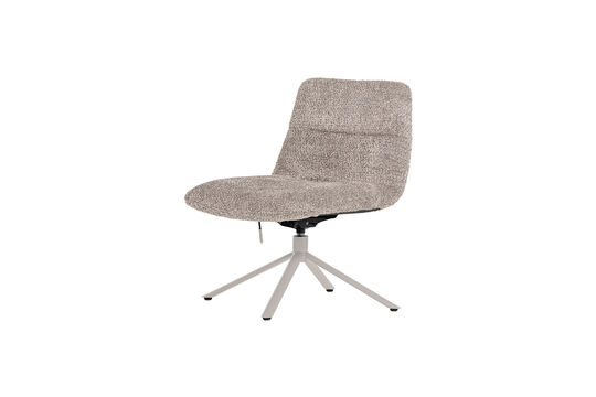 Voir la fiche produit fauteuil pivotant réglable tissu bouclé gris Soren Fauteuil pivotant réglable tissu bouclé gris Soren