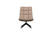 Miniature Fauteuil pivotant Sable JOUKE 2
