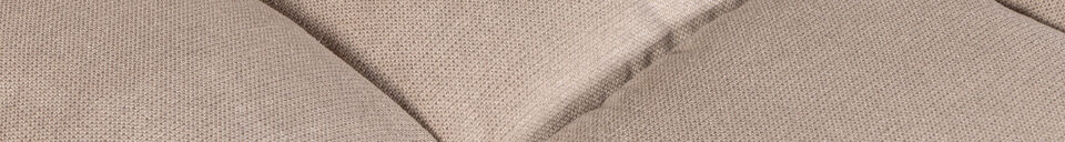 Mise en avant matière Fauteuil pivotant Sable JOUKE