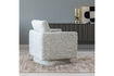 Miniature Fauteuil pivotant tissu chiné naturel Oska 3