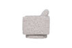 Miniature Fauteuil pivotant tissu chiné naturel Oska 5