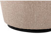 Miniature Fauteuil pivotant tissu naturel mélangé SERRA 7