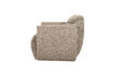 Miniature Fauteuil pivotant tissu tissé mélange brun BAGGY 3