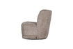 Miniature Fauteuil pivotant velours sable Atty 5