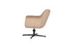 Miniature Fauteuil pivotant velours sable Wibo 4
