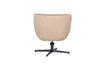 Miniature Fauteuil pivotant velours sable Wibo 5