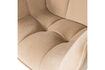 Miniature Fauteuil pivotant velours sable Wibo 7