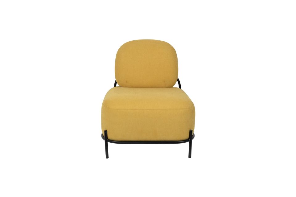 Fauteuil Polly jaune - 7