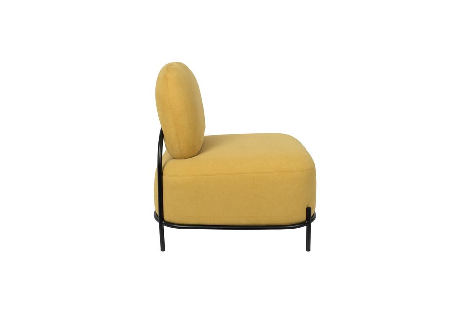 Fauteuil Polly jaune - 8