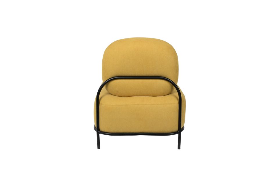 Fauteuil Polly jaune - 10
