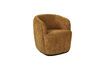 Miniatuur Fauteuil Porterville in camel bouclé stof 1