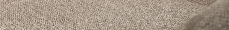 Mise en avant matière Fauteuil réglable en hauteur tissu sable MARTEN