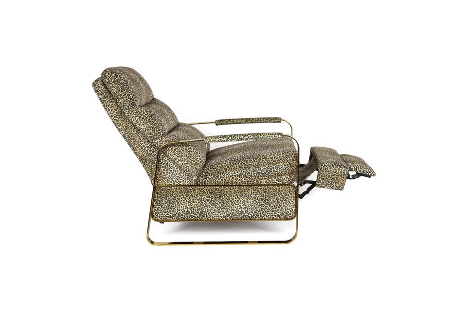 Fauteuil relax en tissu multicolore Panther - 18