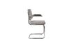 Miniature Fauteuil Ridge Rib gris clair 6