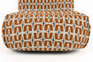Miniature Fauteuil Ritz beige et orange brûlé 10