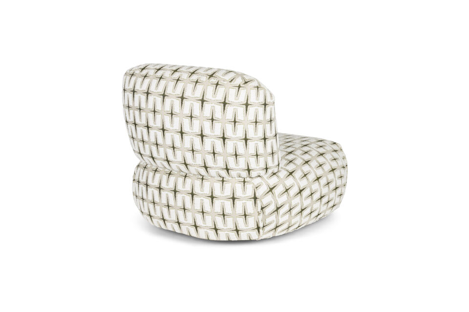De plus, les formes arrondies de l\'assise viennent parfaire ce style rétro
