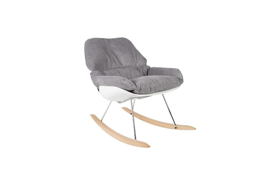 Fauteuil Rocky clair White Label