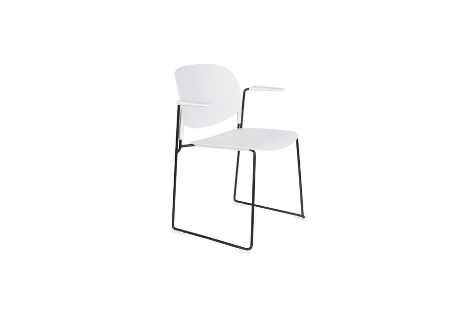 Fauteuil Stacks blanc White Label
