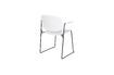 Miniature Fauteuil Stacks blanc 13